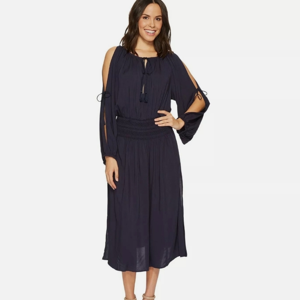 MICHAEL Michael Kors Navy Beachwear Dress Medium